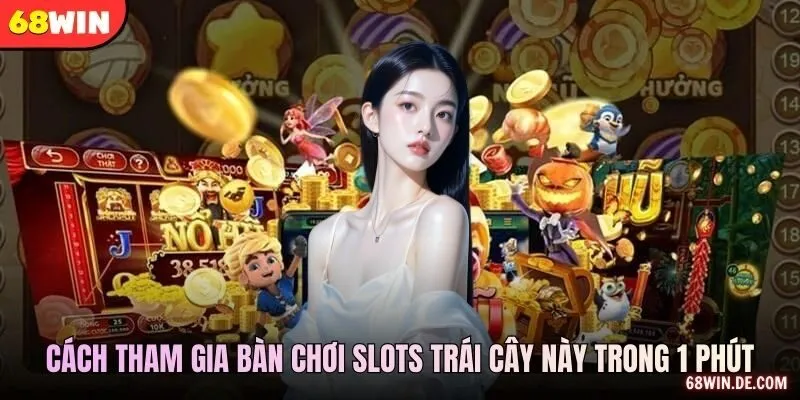 Cách tham gia bàn chơi slots trái cây này trong 1 phút