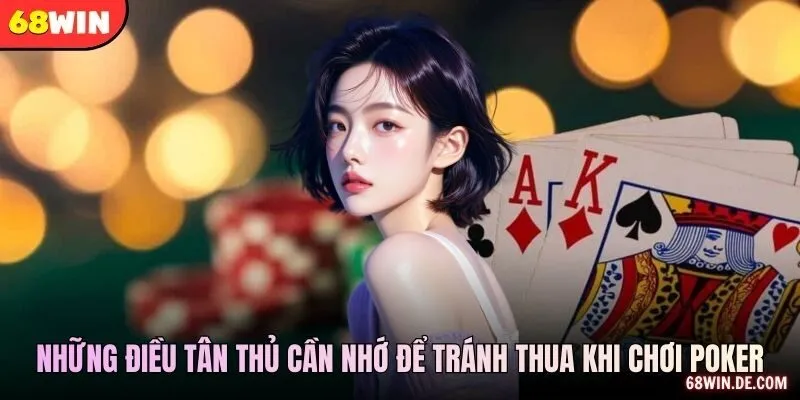 Những điều tân thủ cần nhớ để tránh thua khi chơi poker