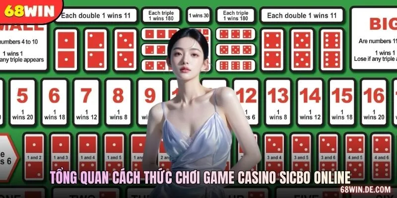 Tổng quan cách thức chơi game casino sicbo online